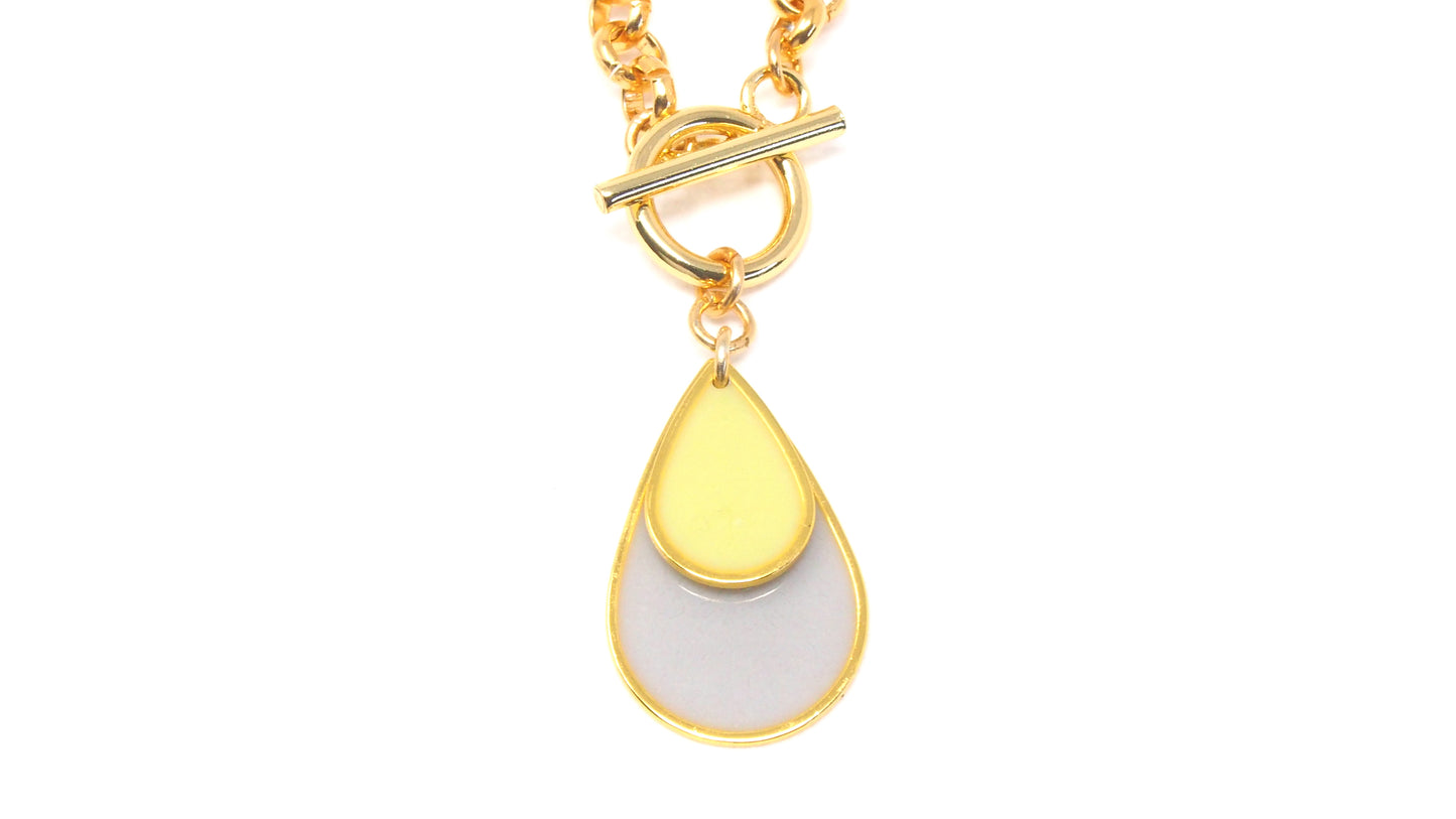 'Deco Deco' Teardrop Necklace