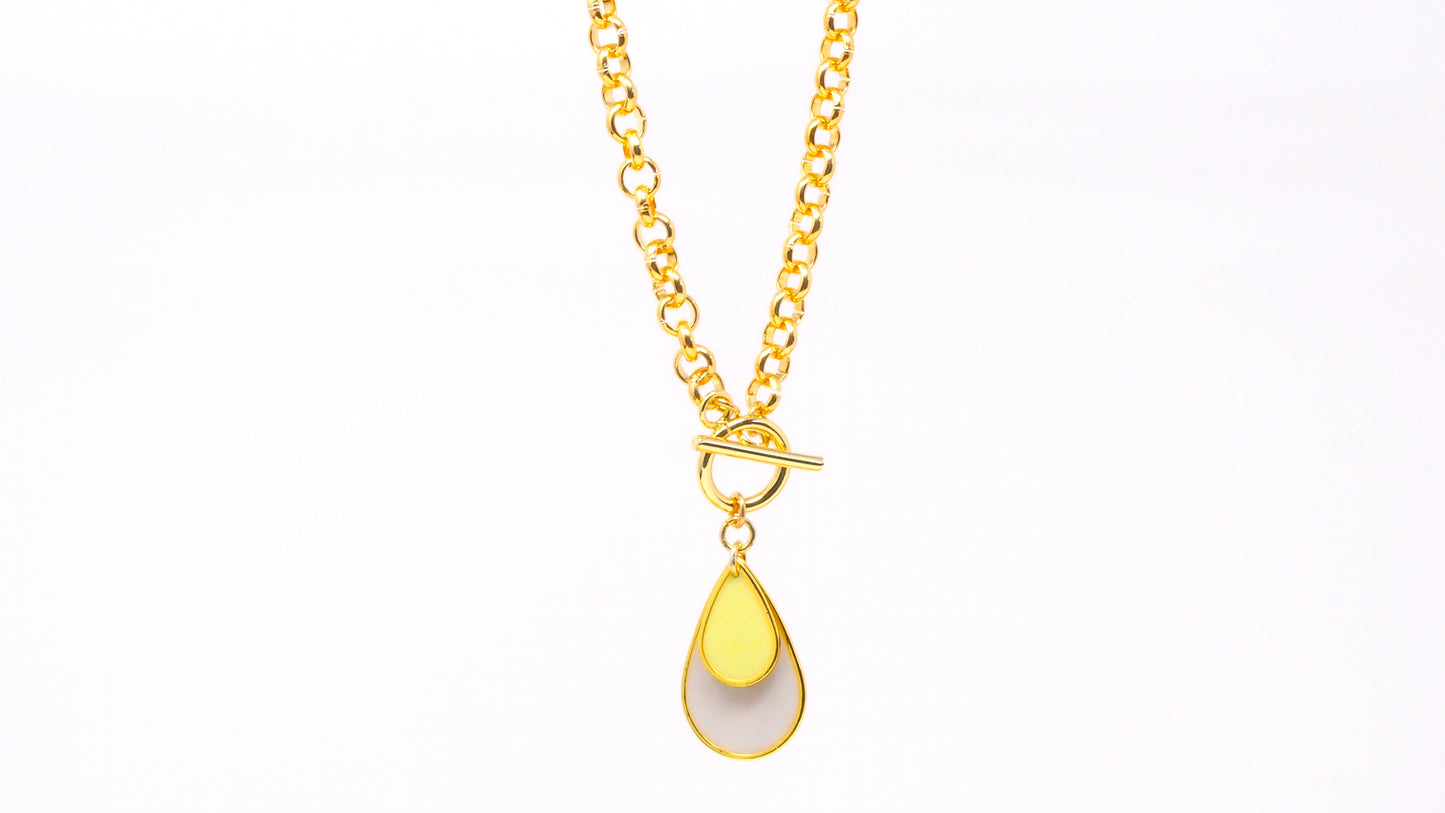 'Deco Deco' Teardrop Necklace