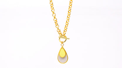 'Deco Deco' Teardrop Necklace