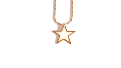 'Starry Twist' gold necklace