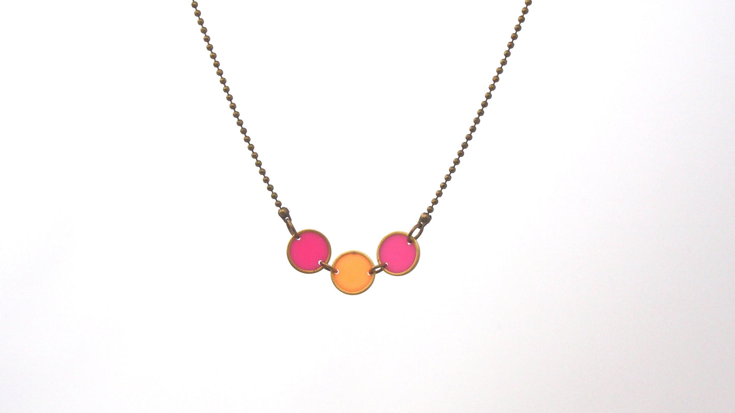 'Dotty' Neon Choker Necklace